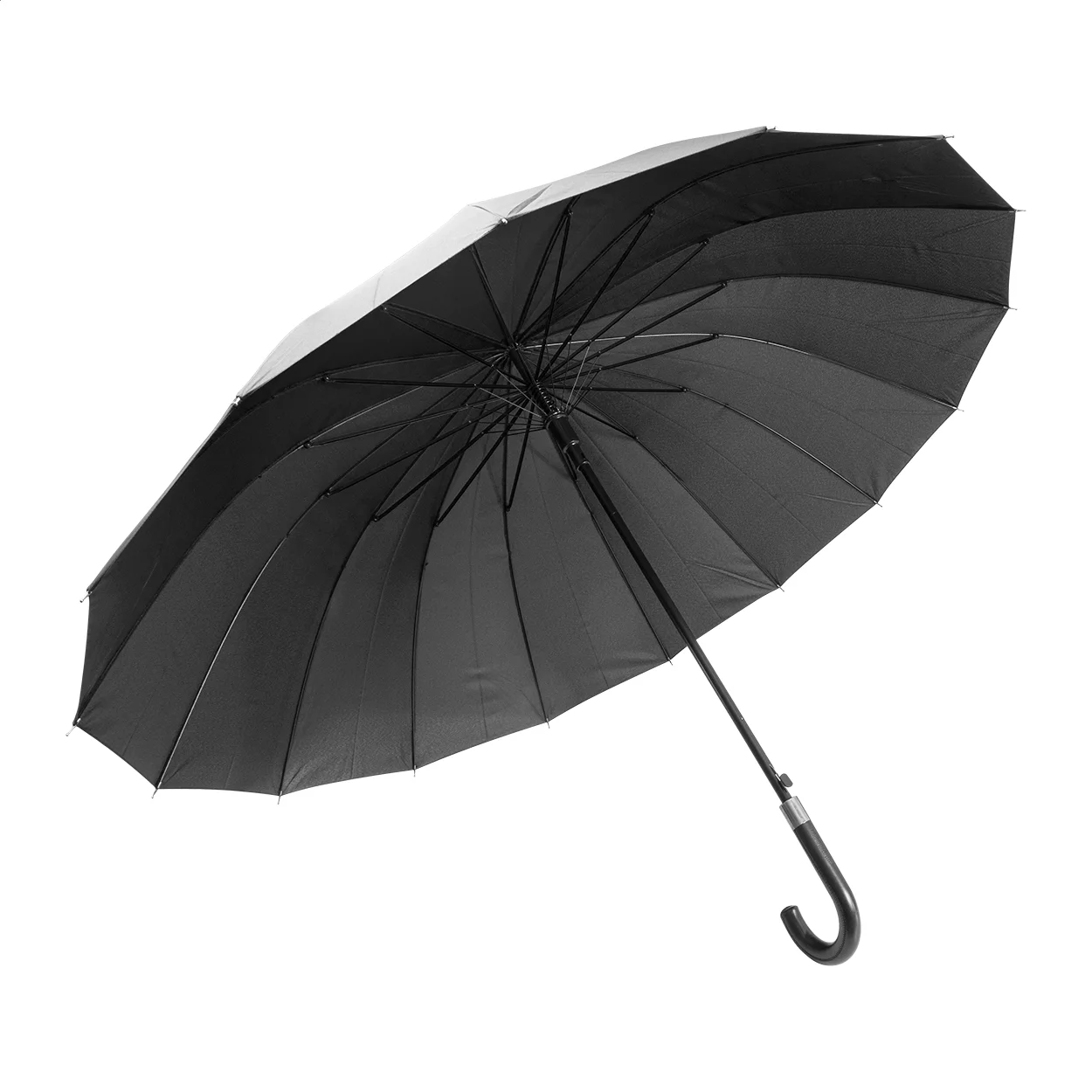 Regenschirm Cyclone, RPET, schwarz – Bild 4