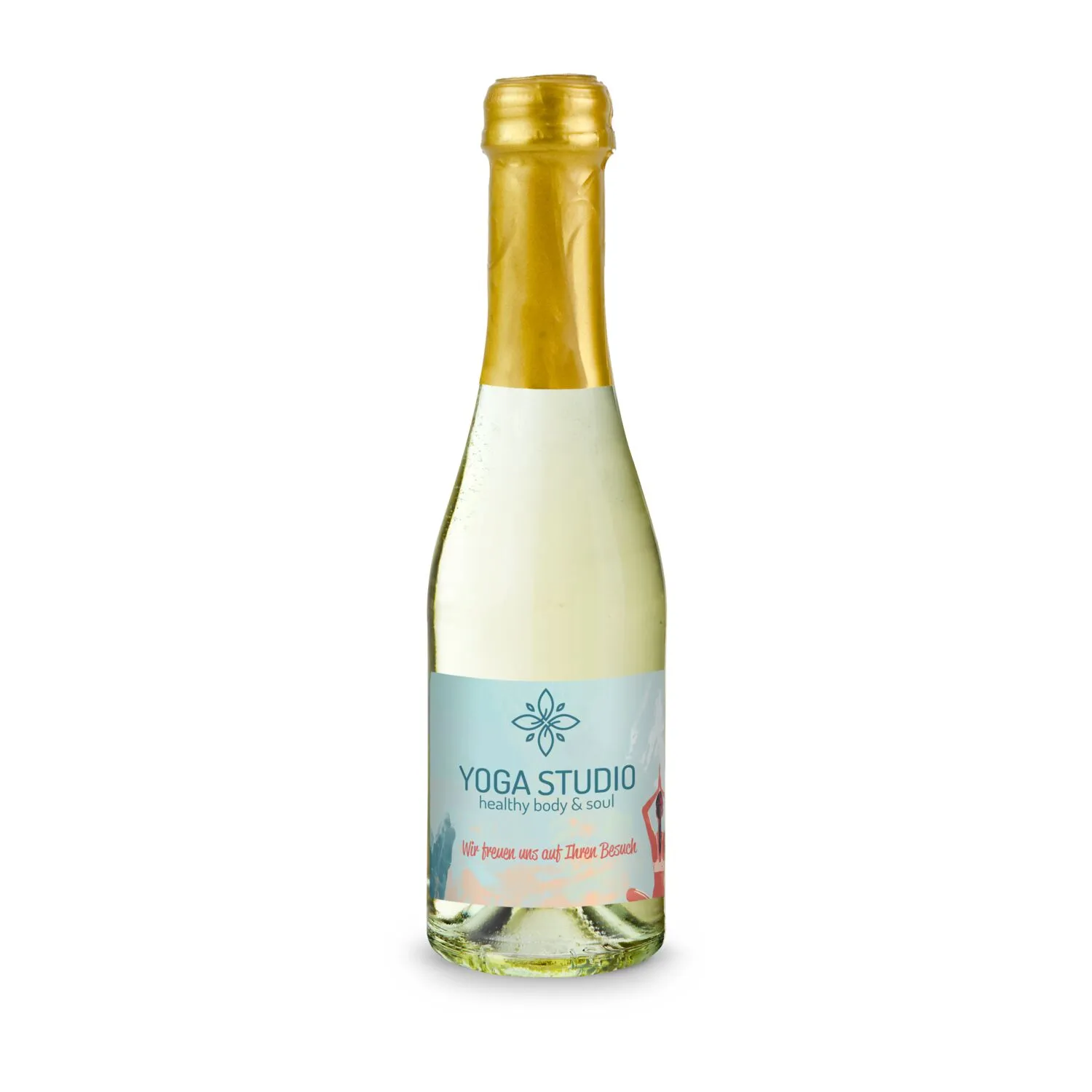 Promo Secco Piccolo - Flasche klar, 0,2 l, gold – Bild 2