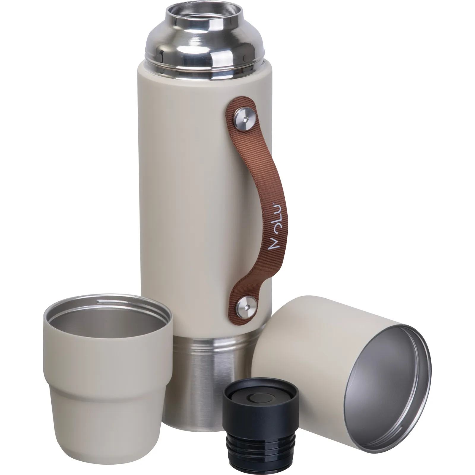 MoLu Isolierflasche Le Bourget, weiss – Bild 2