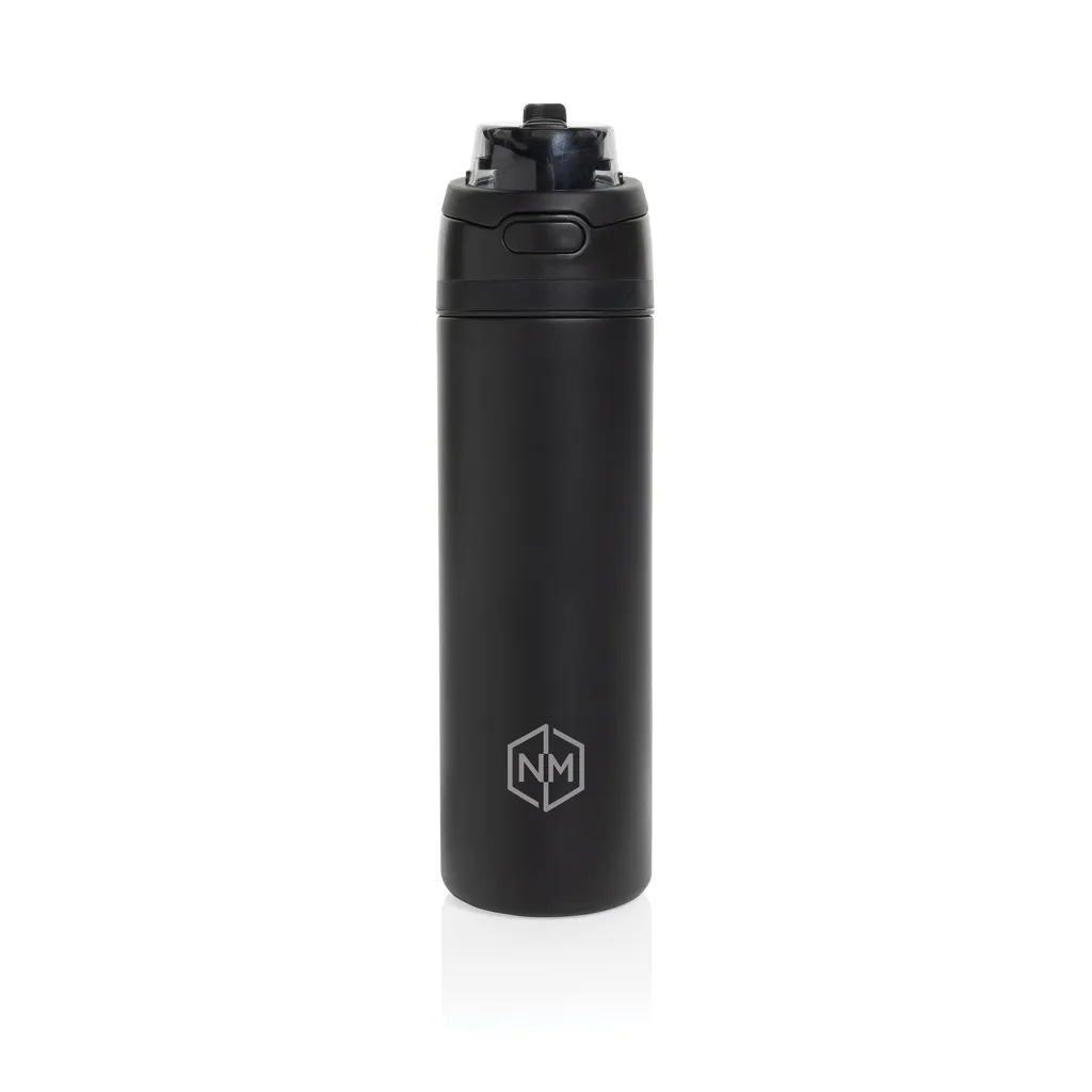 Omni Sip verschließbare Flasche aus RCS-reSteel, 720ml, schwarz – Bild 9