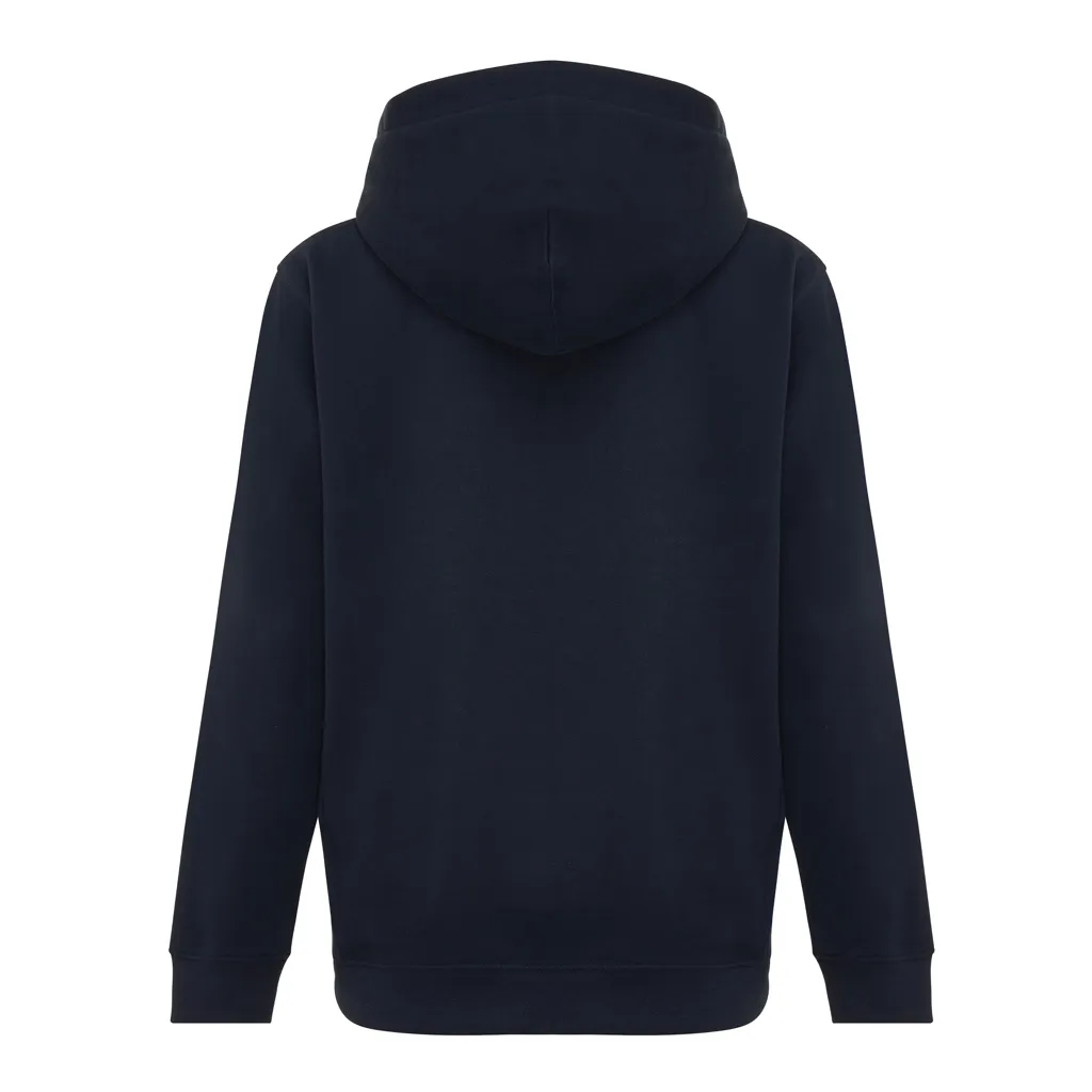 IQONIQ Yengo KidsHoodie mit Seitentaschen aus rec. Baumwolle, navy blau – Bild 2