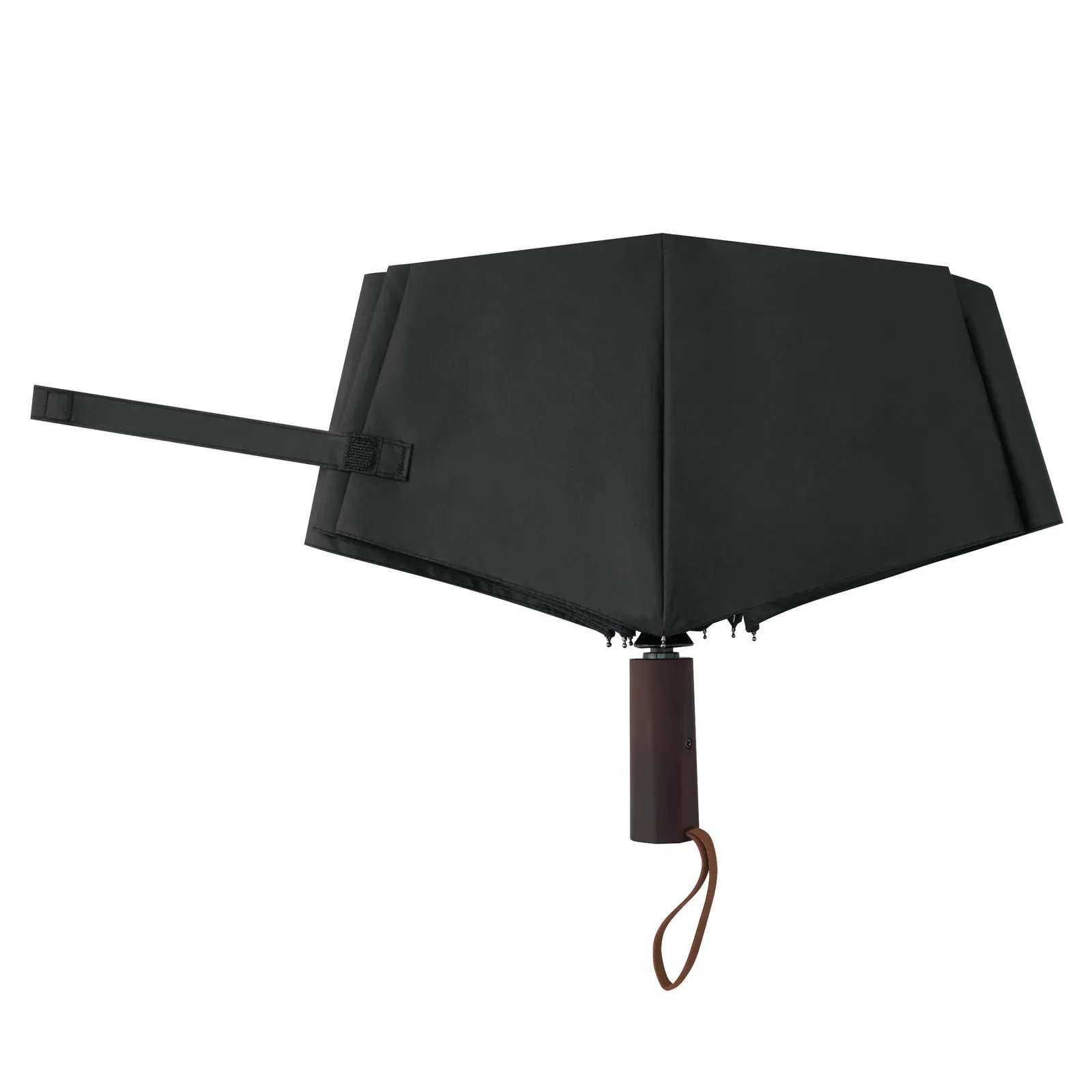BARON Umbrella, Vollautomatischer Windproof-Taschenschirm, schwarz – Bild 4