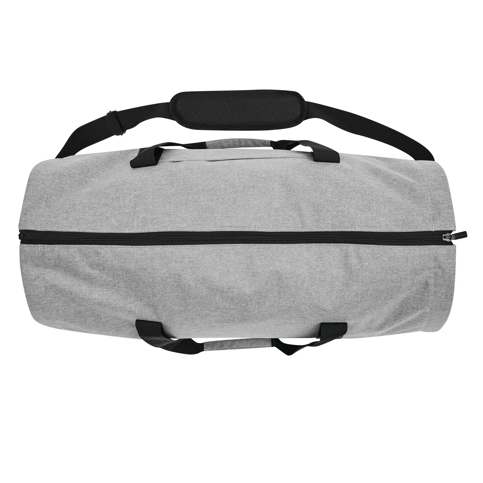 MILANO - Reisetasche mit integriertem Kleidersack grau, schwarz, grau, schwarz – Bild 6