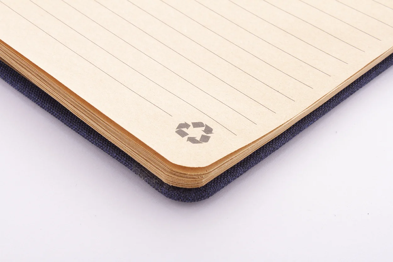 RPET Notizbuch Holbook, blau – Bild 7
