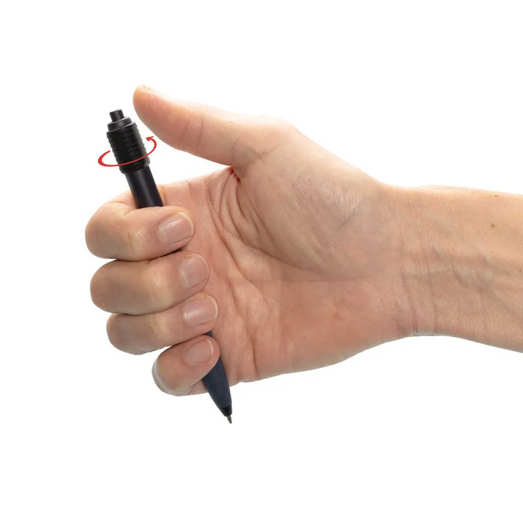 Quill-Anti-Stress-Stift aus GRS rec. rABS, schwarz – Bild 3