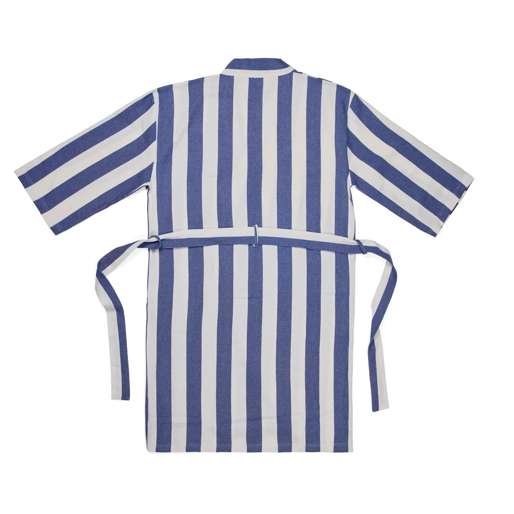 VINGA Ornos GRS Hamam-Bademantel L/XL, blau – Bild 3
