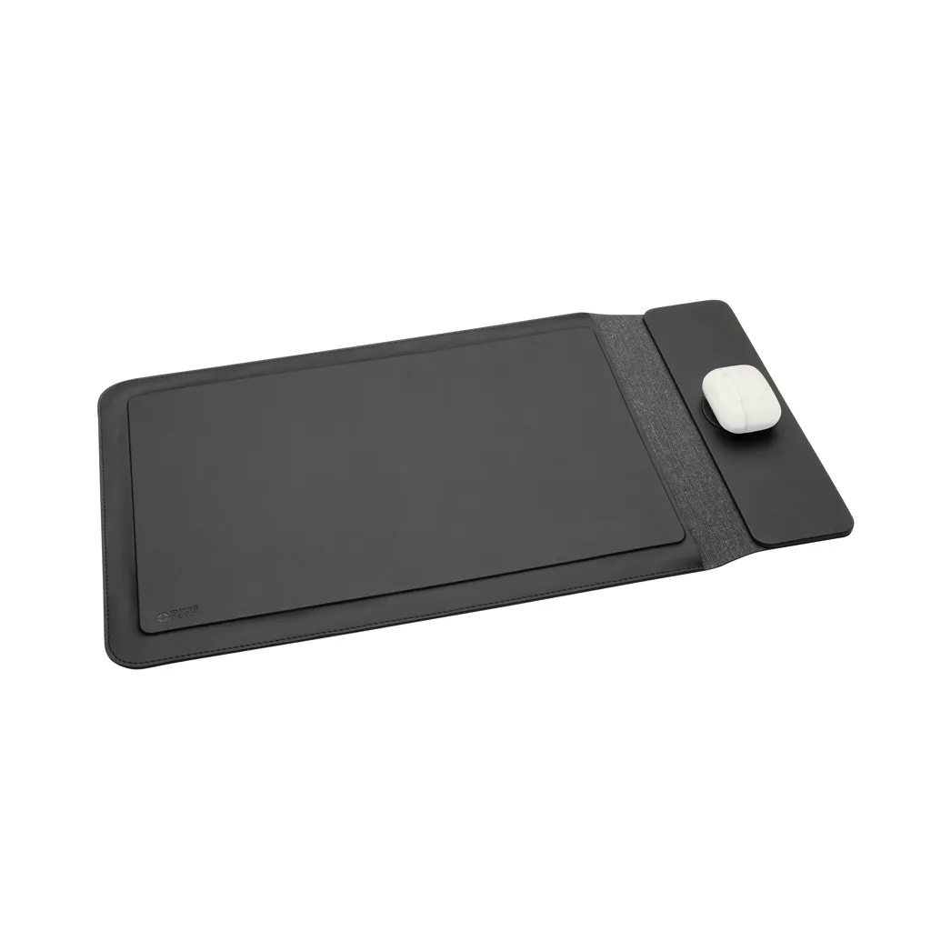 Swiss Peak magnet. 15,6" Laptop-Sleeve mit 15W Ladefunktion, schwarz – Bild 4