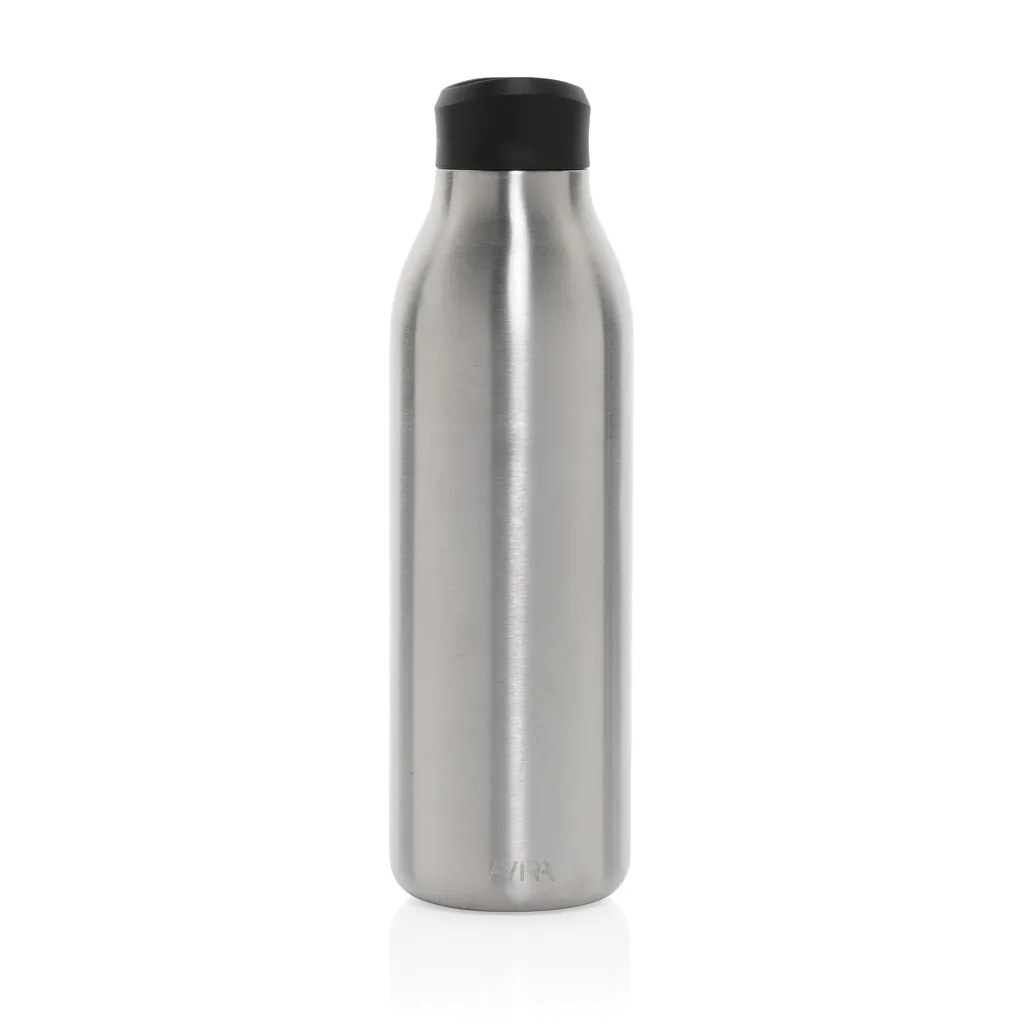 Avira Alok 360 Klick-Wasserflasche aus RCS rec. Stahl, 600ml, silber – Bild 2