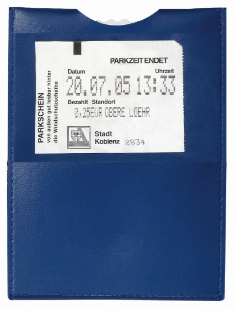 Parkscheibe "Duo" blau, blau – Bild 2