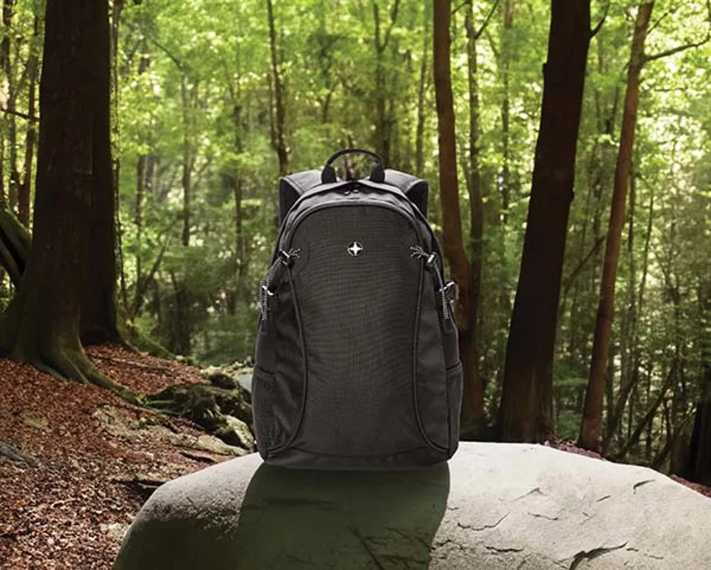Outdoor Rucksack, schwarz – Bild 2