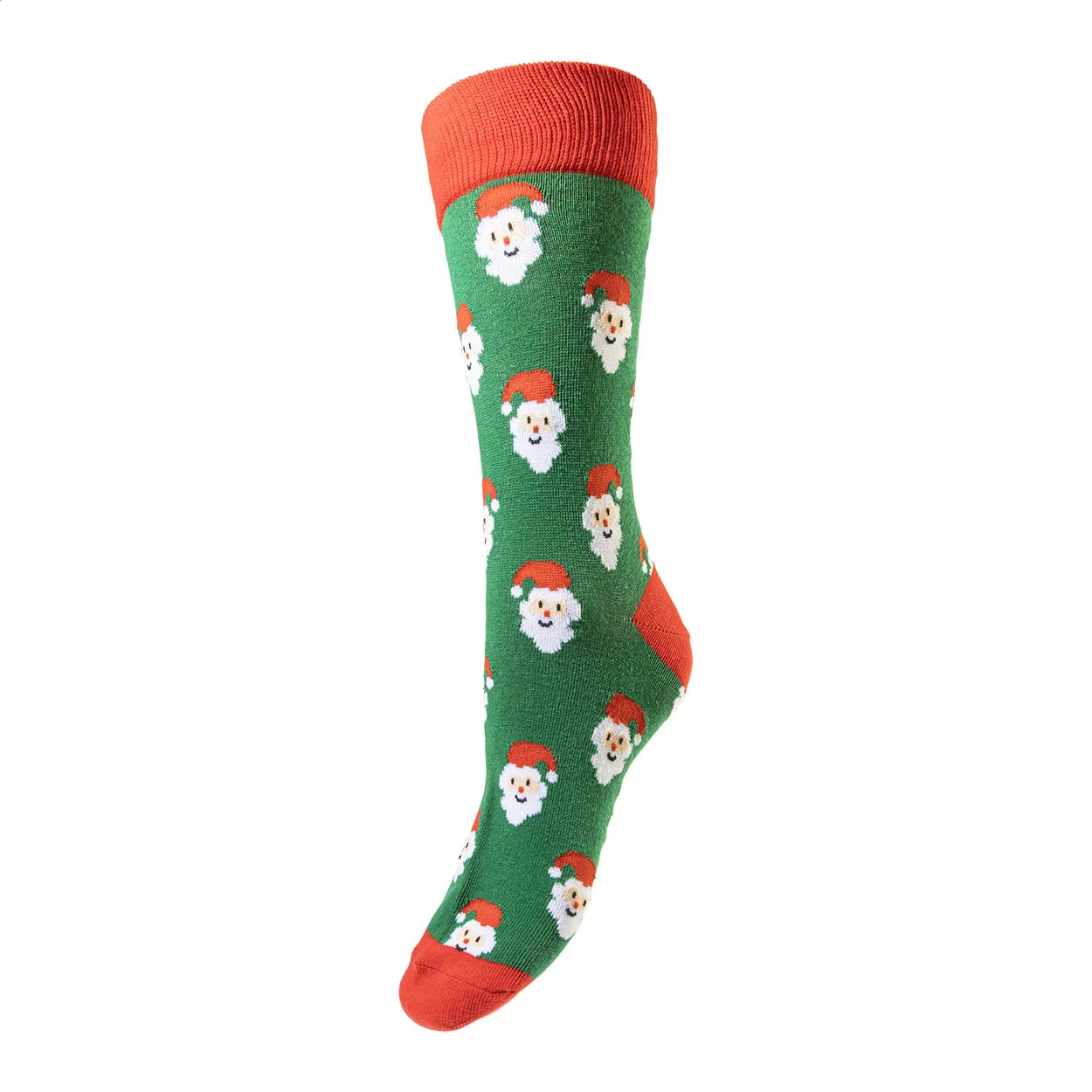 Weihnachtssocken Julsokka, Schneemann, grün, rot – Bild 4