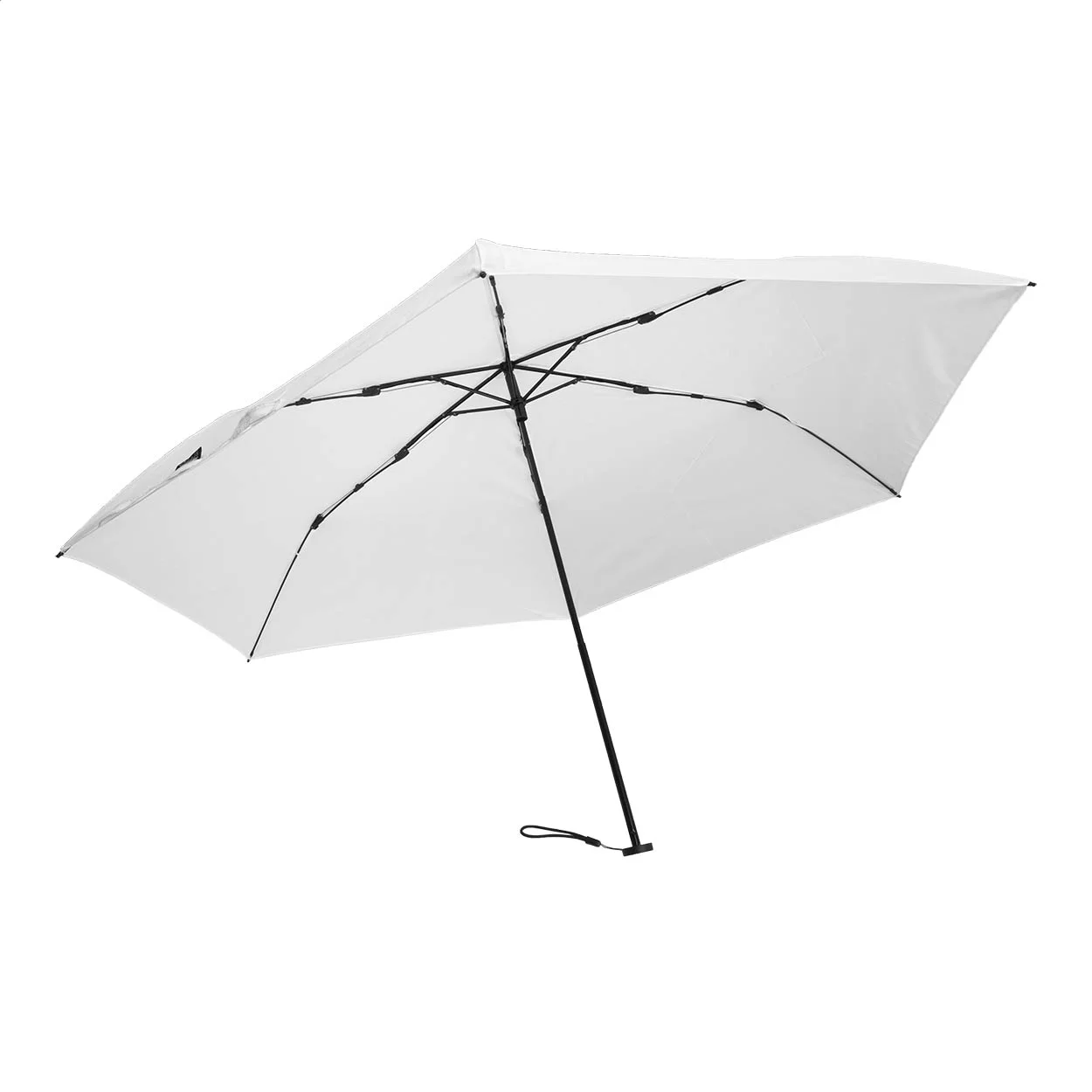 Ultraleichter RPET Taschenschirm Follight, weiß – Bild 2