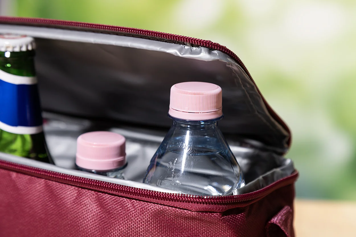 Kühltasche RPET Kooper, rot – Bild 7