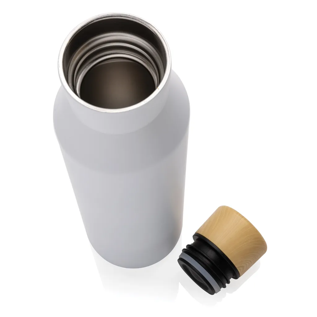 Gaia Vakuumflasche aus RCS recyceltem Stainless-Steel, weiß – Bild 2