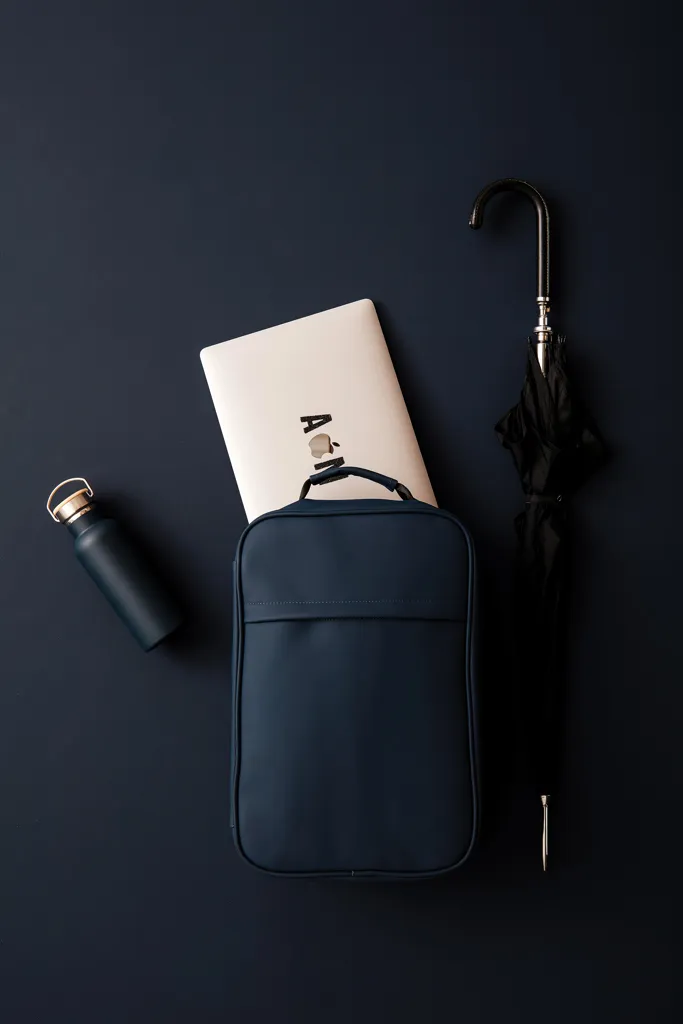 VINGA Baltimore TCS Travel Rucksack, navy blau – Bild 8
