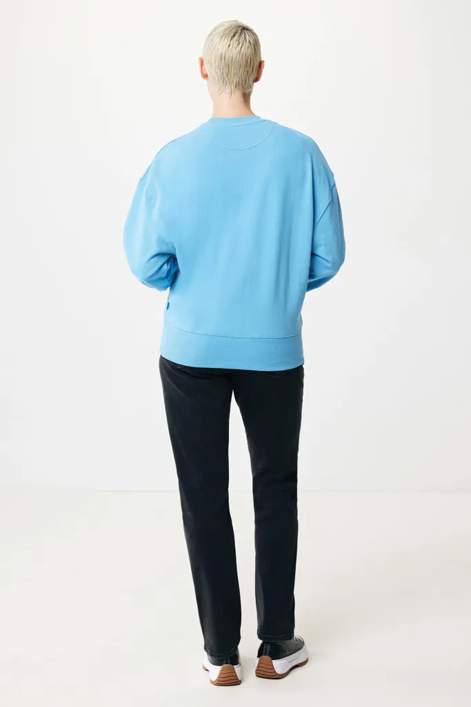 IQONIQ Kruger Relax-Rundhals-Sweater aus recycelt. Baumwolle, tranquil blue – Bild 7