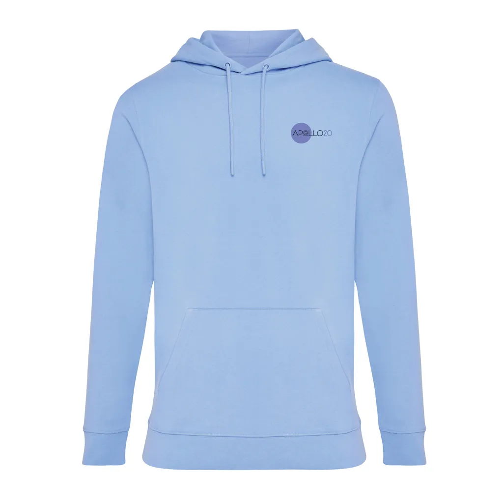 IQONIQ Jasper Hoodie aus recycelter Baumwolle, sky blue – Bild 4