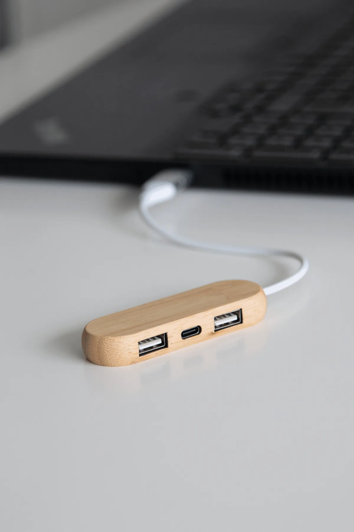 MULTIPLIER - USB Hub braun, braun – Bild 2