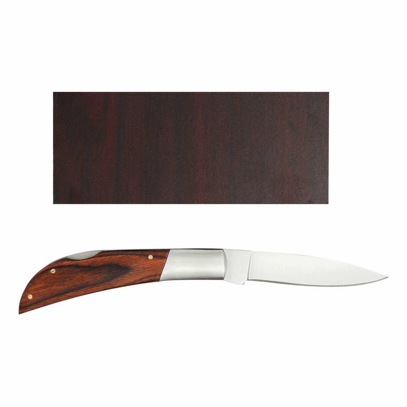 SURVIVOR - Klappmesser braun, silber, braun, silber – Bild 3