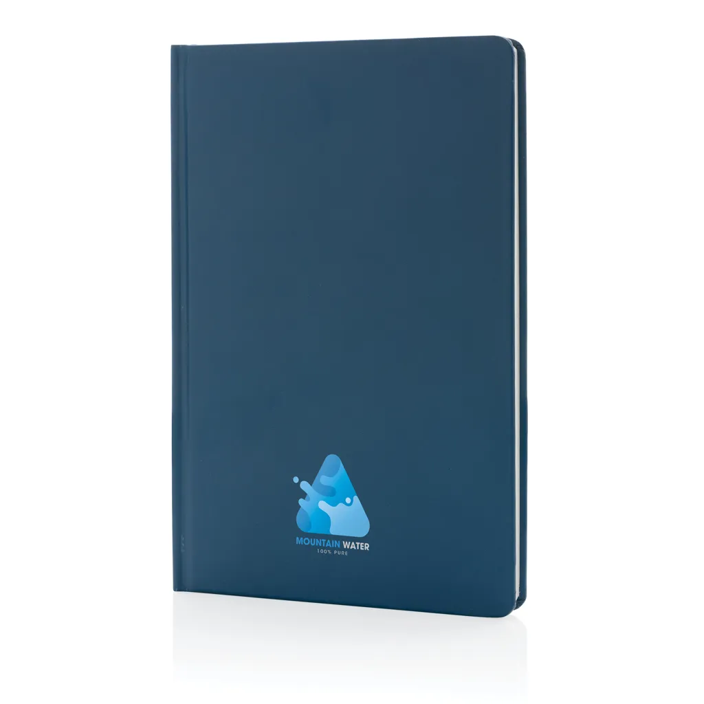A5 Impact Steinpaper Hardcover Notizbuch, blau – Bild 5