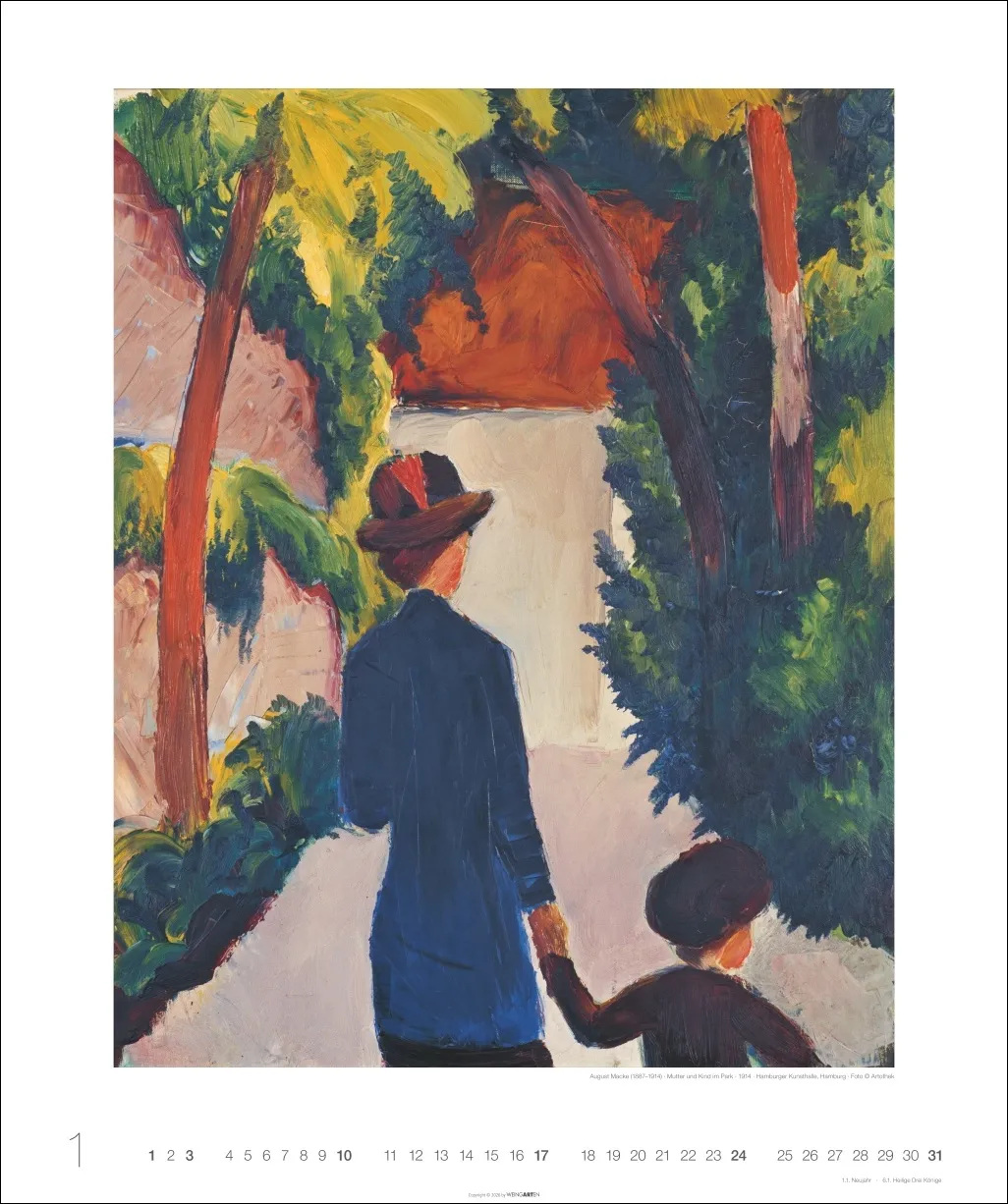 August Macke Edition Wandkalender 2027 – Bild 2