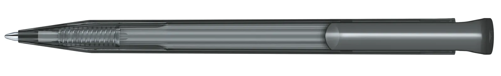 Super Hit Clear Druckkugelschreiber, Grau 445 – Bild 3
