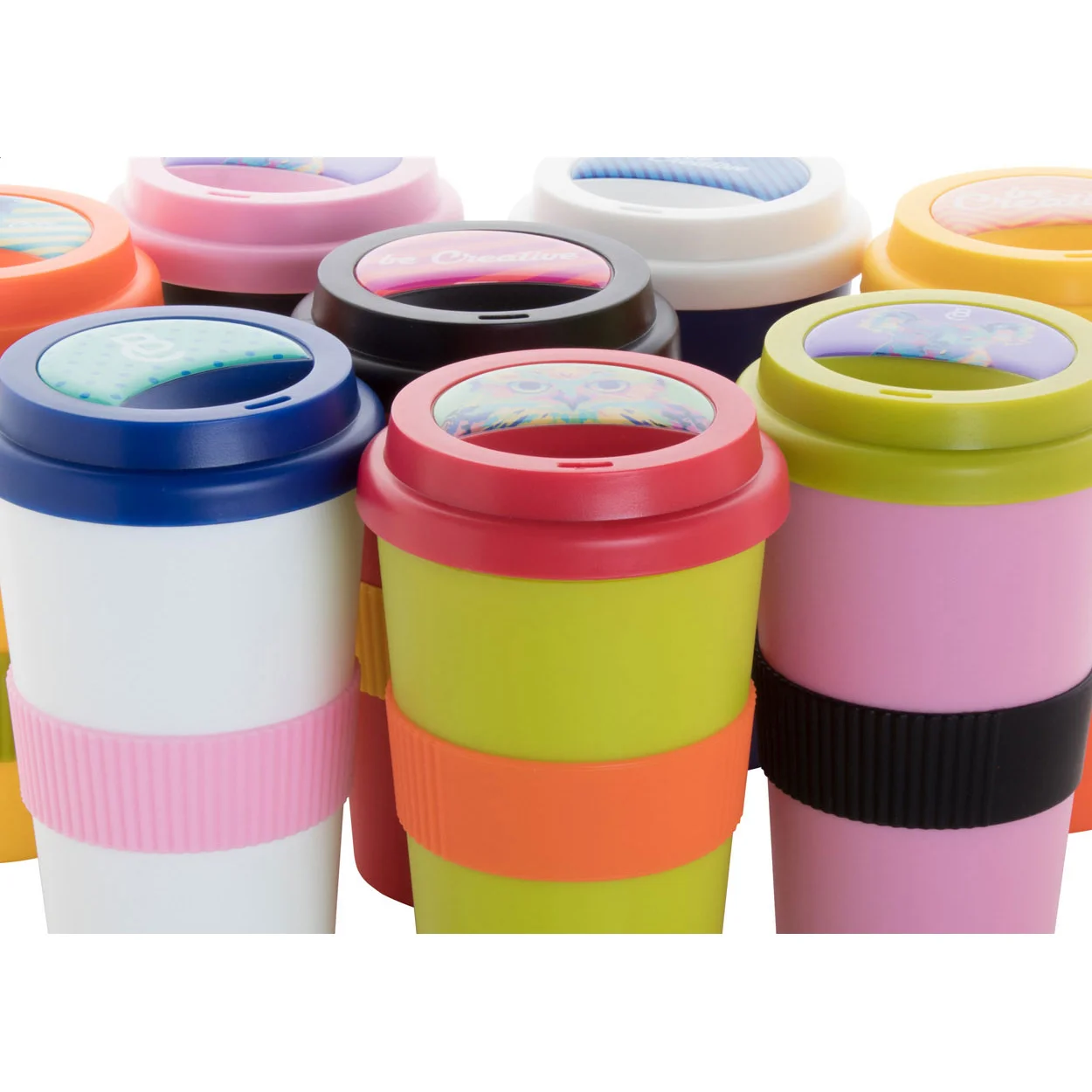 Individualisierbarer Thermobecher CreaCup, mehrfarbig – Bild 3