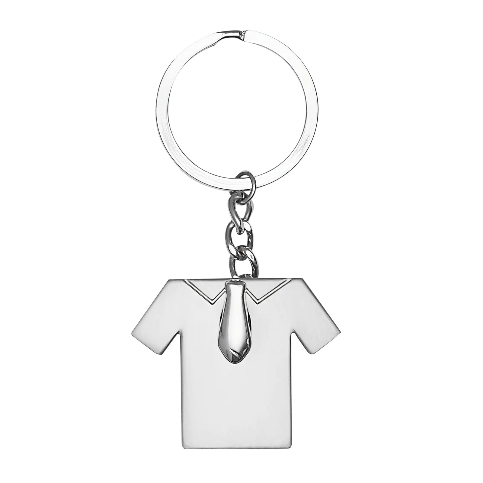 TIE SHIRT - Schlüsselanhänger silber, silber – Bild 2