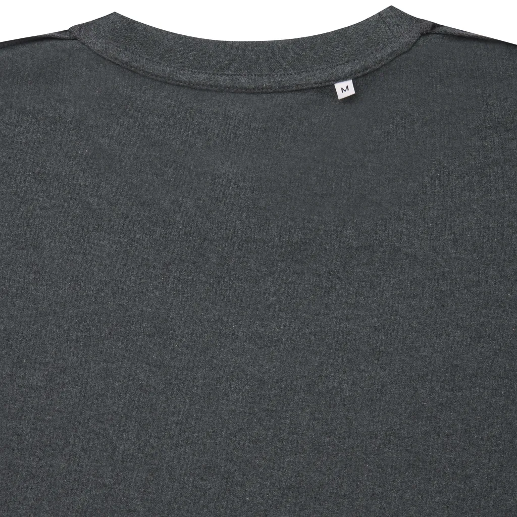 IQONIQ Manuel ungefärbtes T-Shirt aus recycelter Baumwolle, heather anthracite – Bild 5