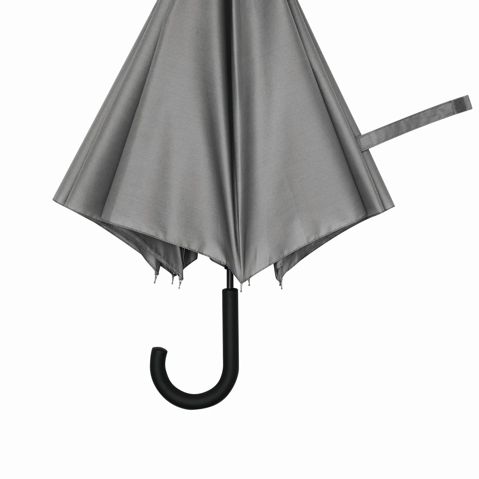 WIND Umbrella, Windproof-Stockschirm, hellgrau – Bild 4