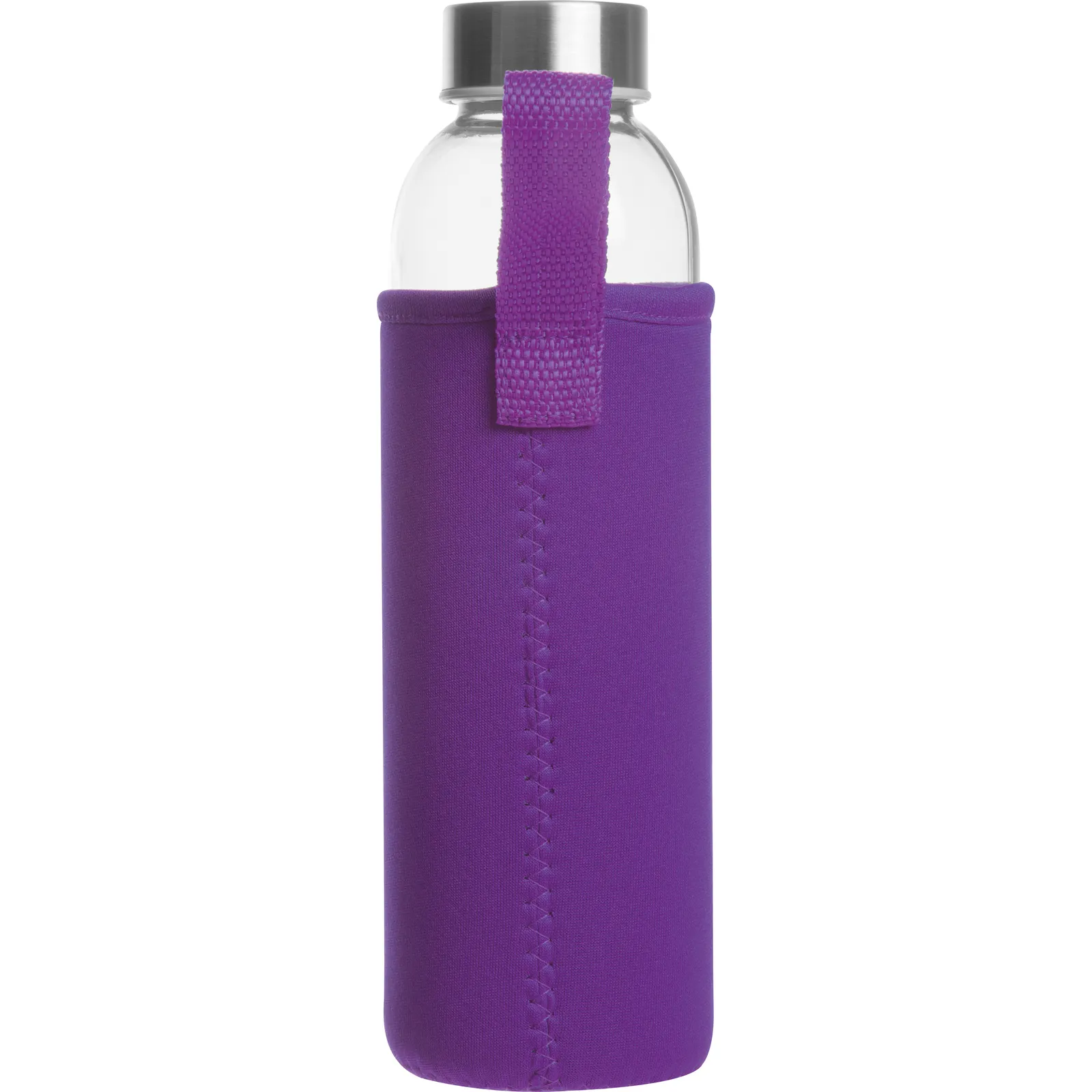 Glasflasche Klagenfurt, lila – Bild 6