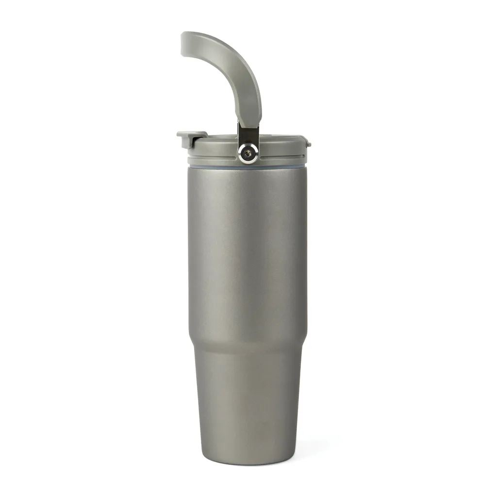 VINGA Eos Trek 880ml Flasche aus RCS rec. Stainless-Steel, grau – Bild 2
