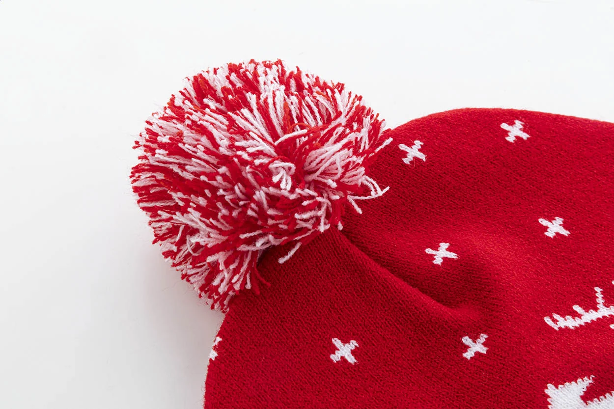 Weihnachtswintermütze Skandimos, rot – Bild 4