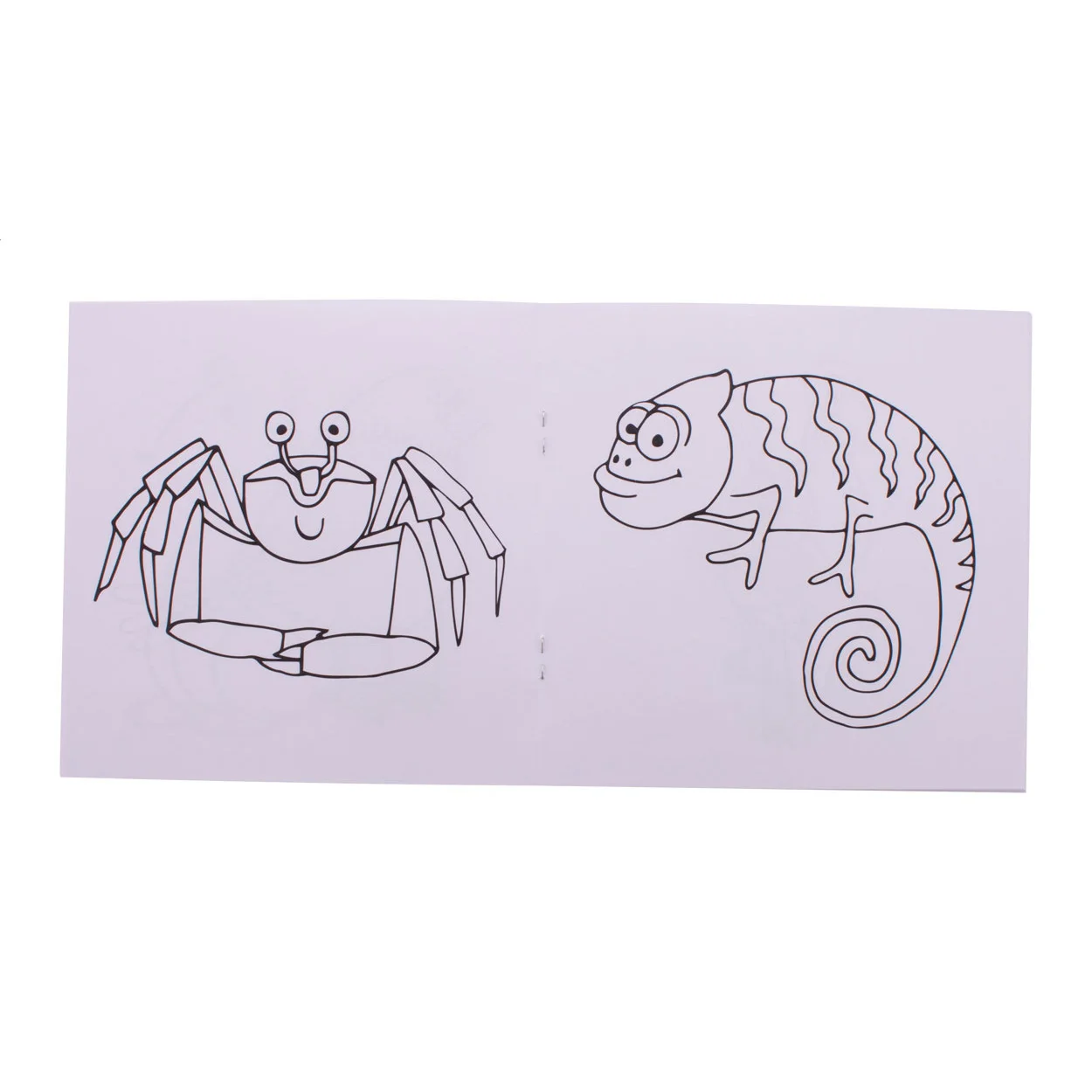 Individuelles Malheft, Tiere ColoBook, weiß – Bild 2