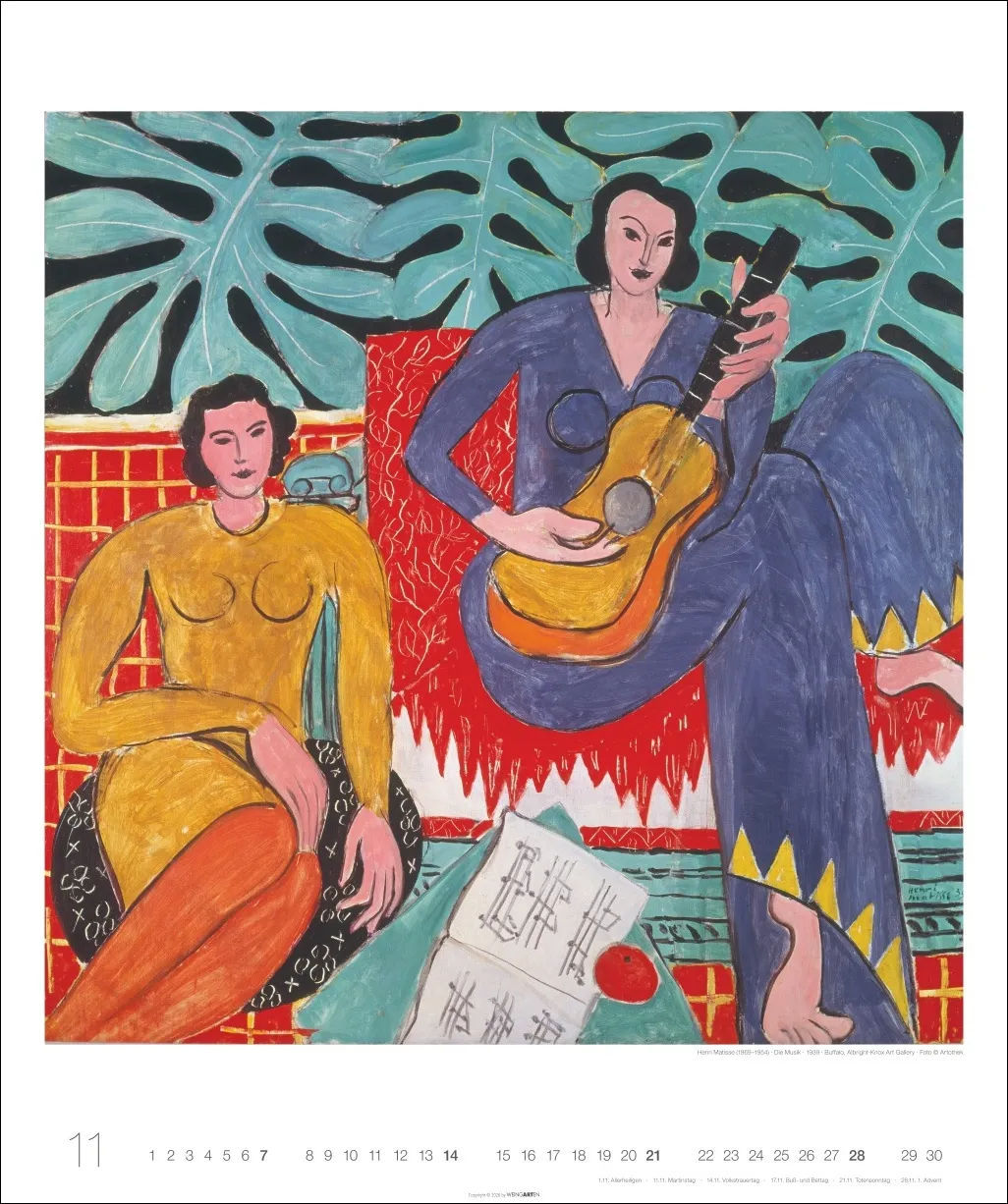 Henri Matisse Edition Wandkalender 2027 – Bild 12