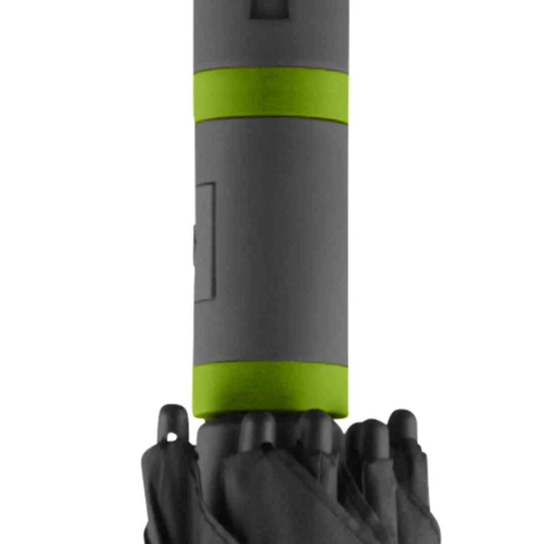 AC-Midsize-Stockschirm FARE® Style, schwarz-limette – Bild 5