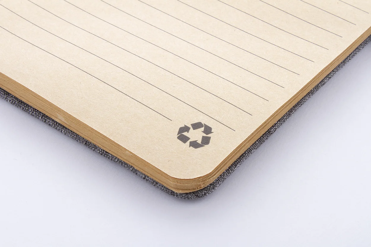 RPET Notizbuch Holbook, grau – Bild 7