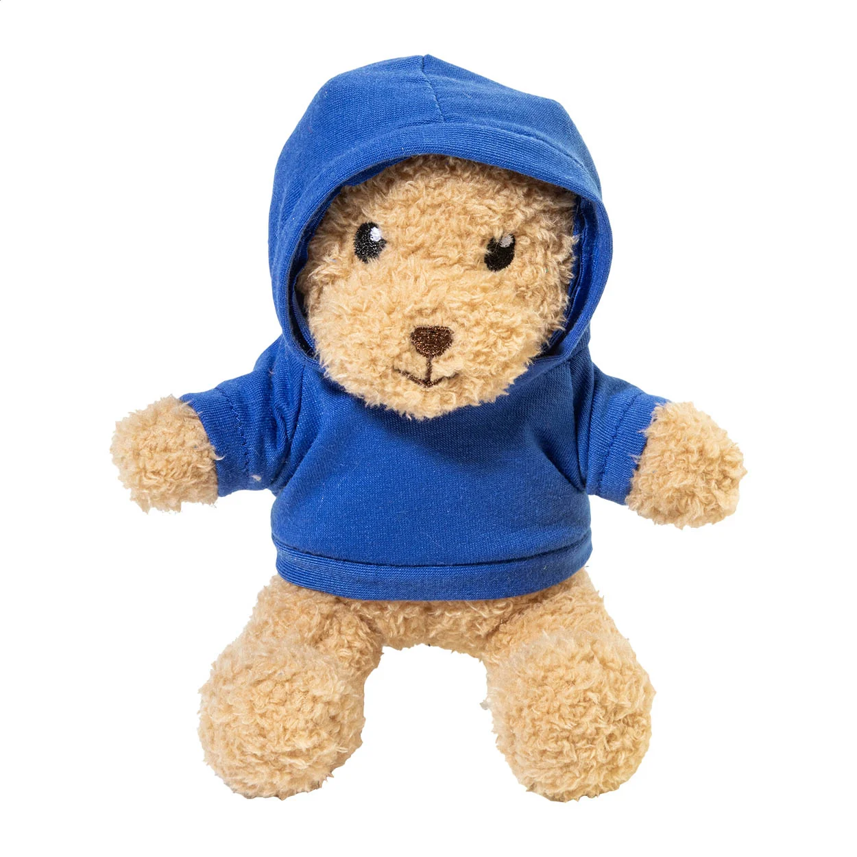Plüsch-Teddybär Hobear mit Hoodie, blau – Bild 5