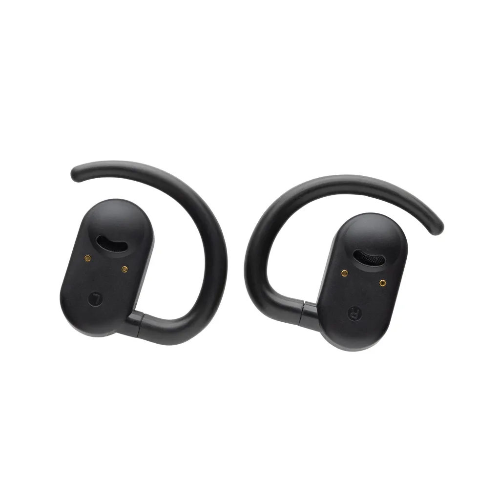 Fitsound TWS-Ohrhörer aus RCS recyceltem Kunststoff, schwarz – Bild 4