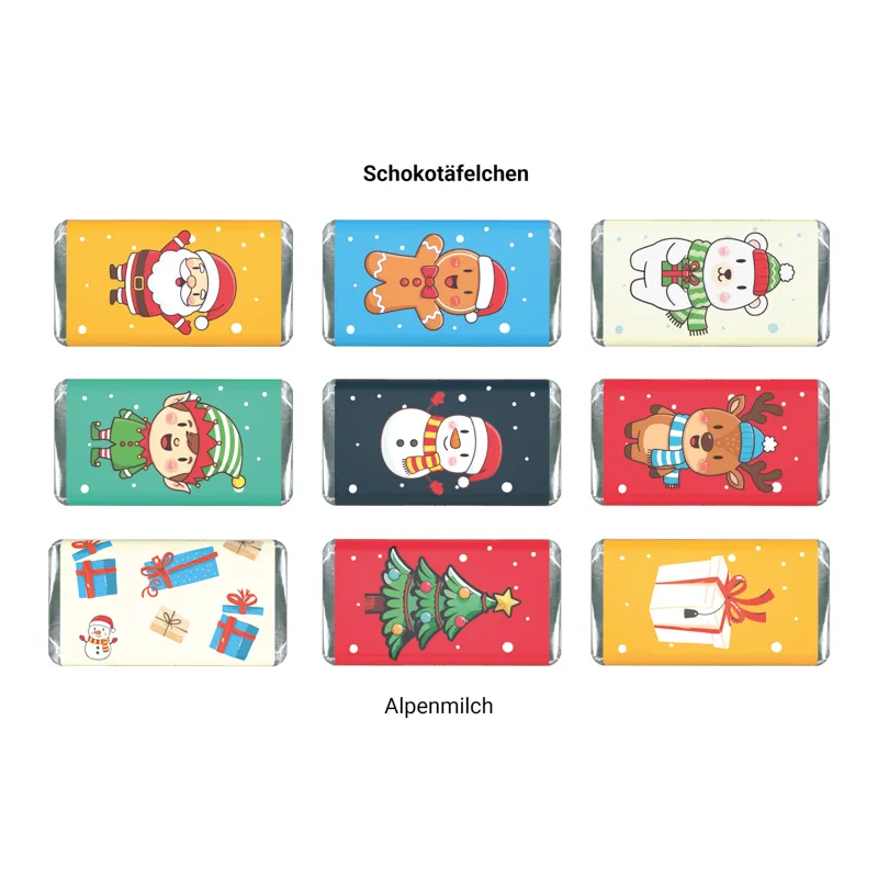 Adventskalender Eco High Tower, Alpenmilch-Schokotäfelchen – Bild 2