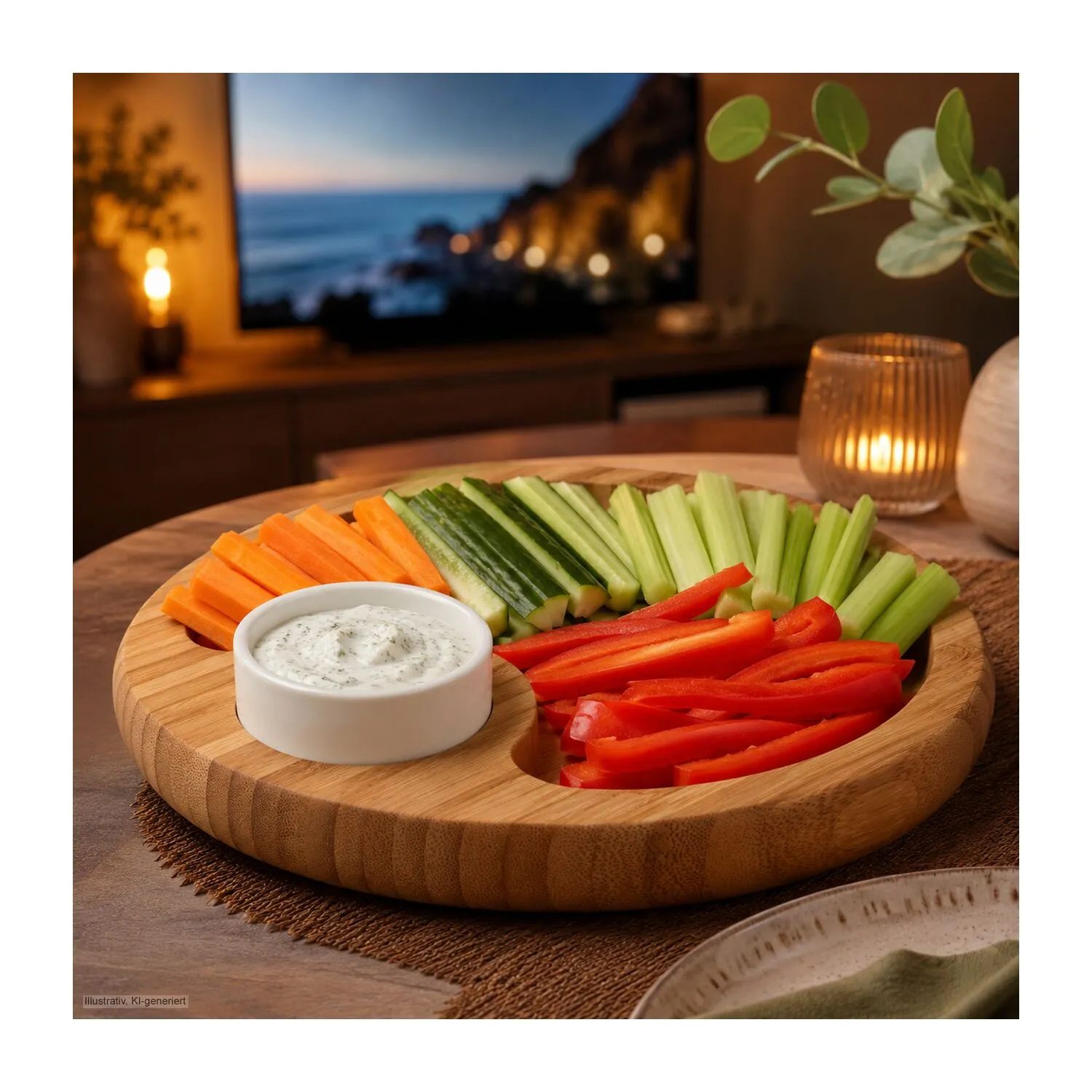 Geschenkset / Präsenteset: Snack ´n Dip, gelb – Bild 7