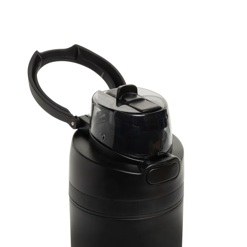 Omni Sip verschließbare Flasche aus RCS-reSteel, 720ml, schwarz – Bild 3
