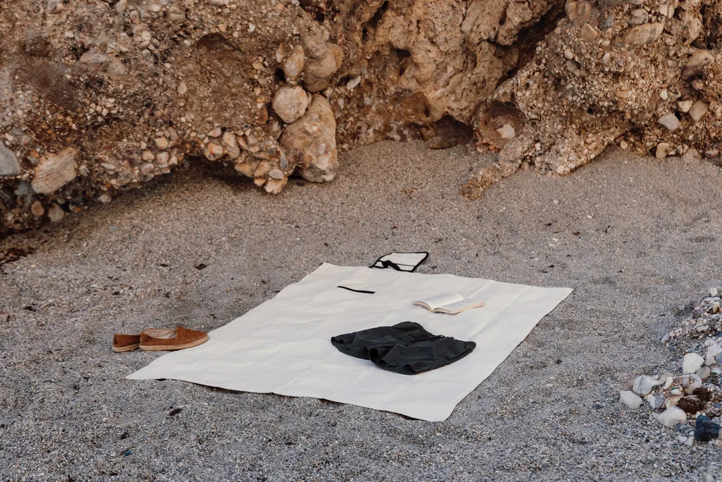 VINGA Volonne AWARE™ Picknickdecke aus recyceltem Canvas, off white – Bild 6