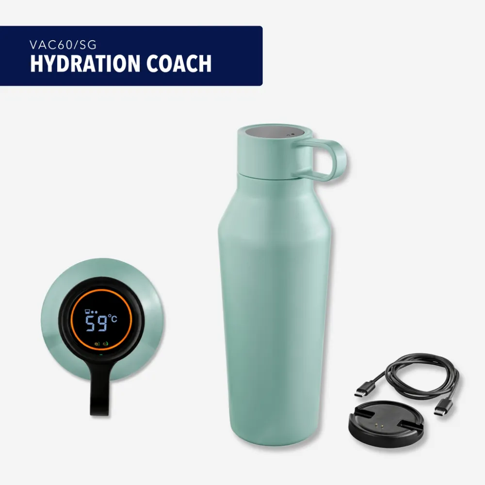 Smarte Thermoflasche HYDRATION COACH grün, grün – Bild 9