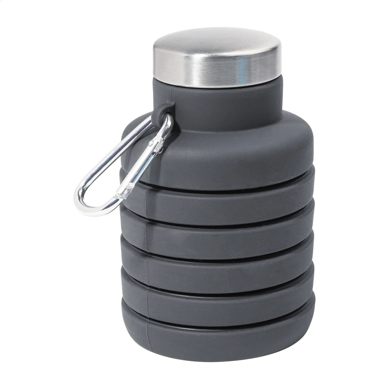 Faltbare Flasche Colsip, dunkelgrau – Bild 4