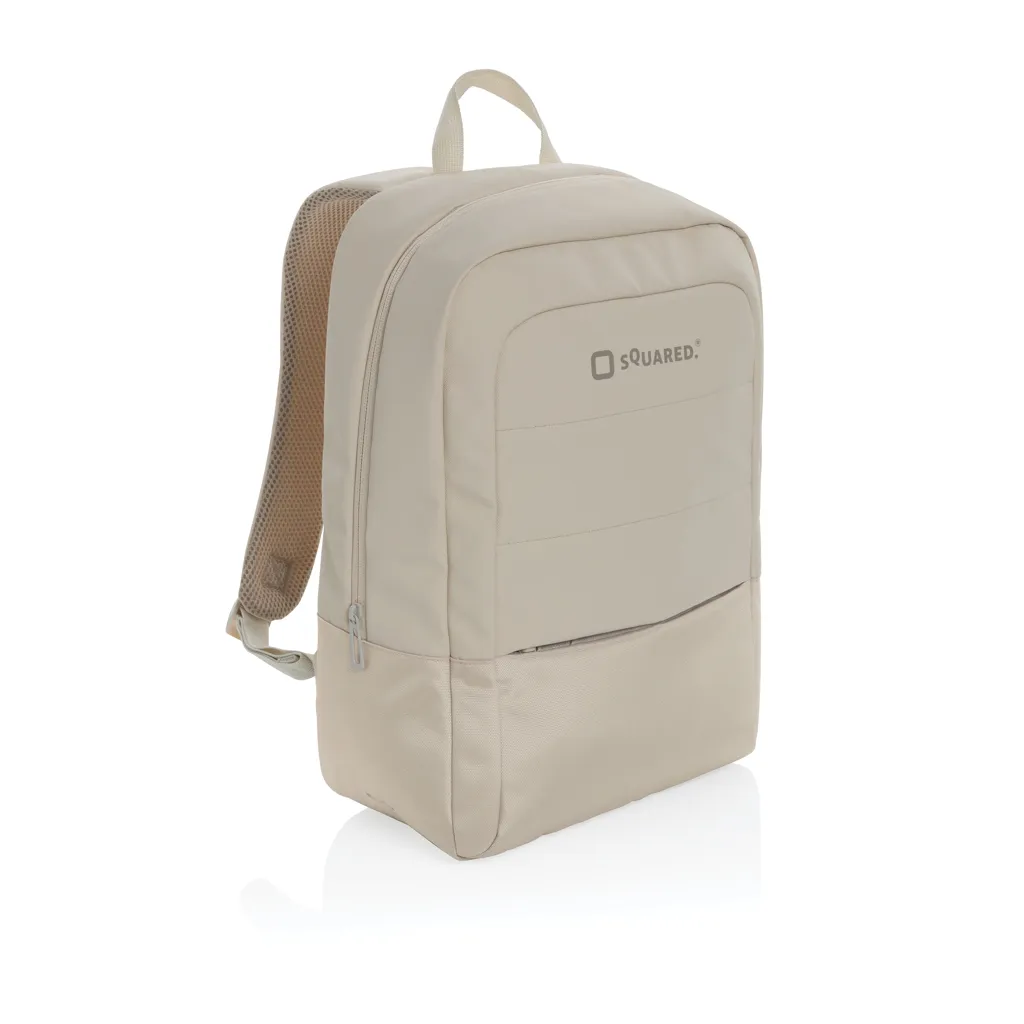 Armond AWARE™ RPET 15.6" Basic Laptop-Rucksack, beige – Bild 7