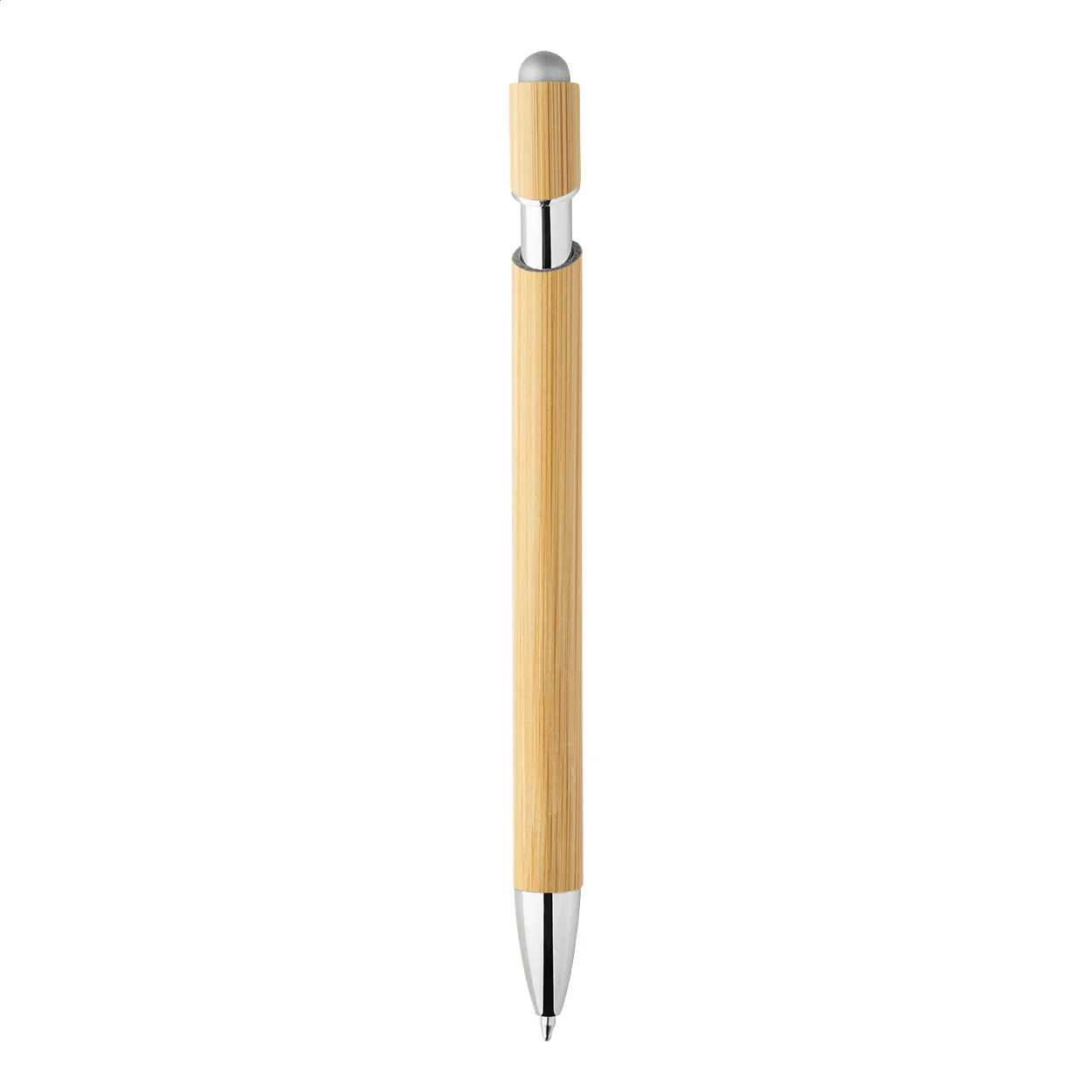 Touchpen-Kugelschreiber Tonnel Boo, silber – Bild 2