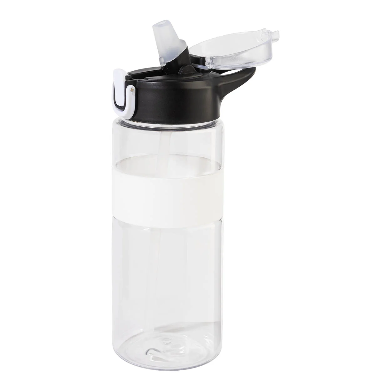RPET Trinkflasche Fitgrip, weiß – Bild 4