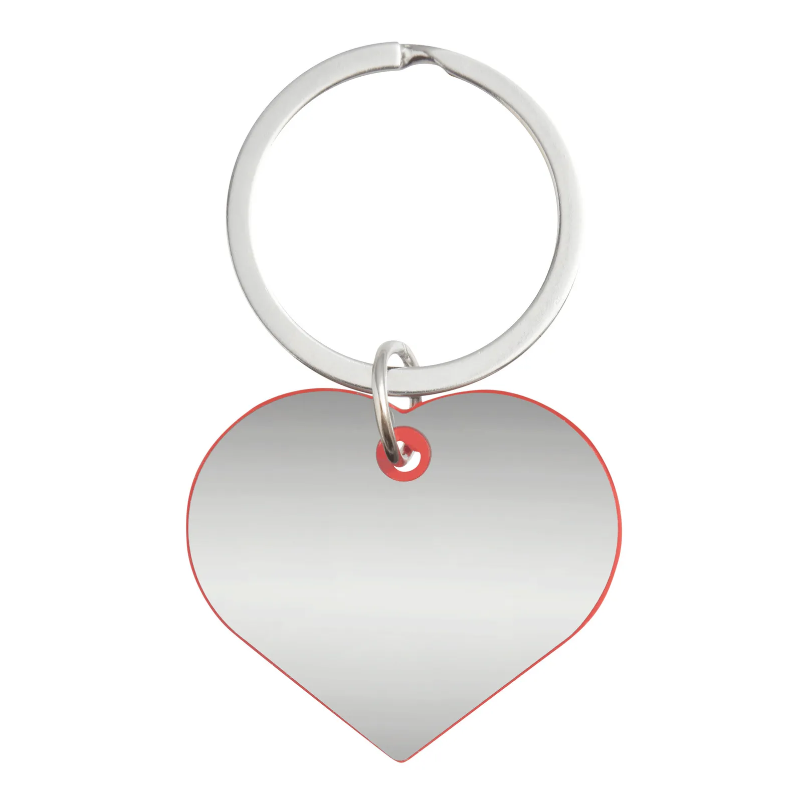 EVERLASTING LOVE - Schlüsselanhänger rot, silber, rot, silber – Bild 3