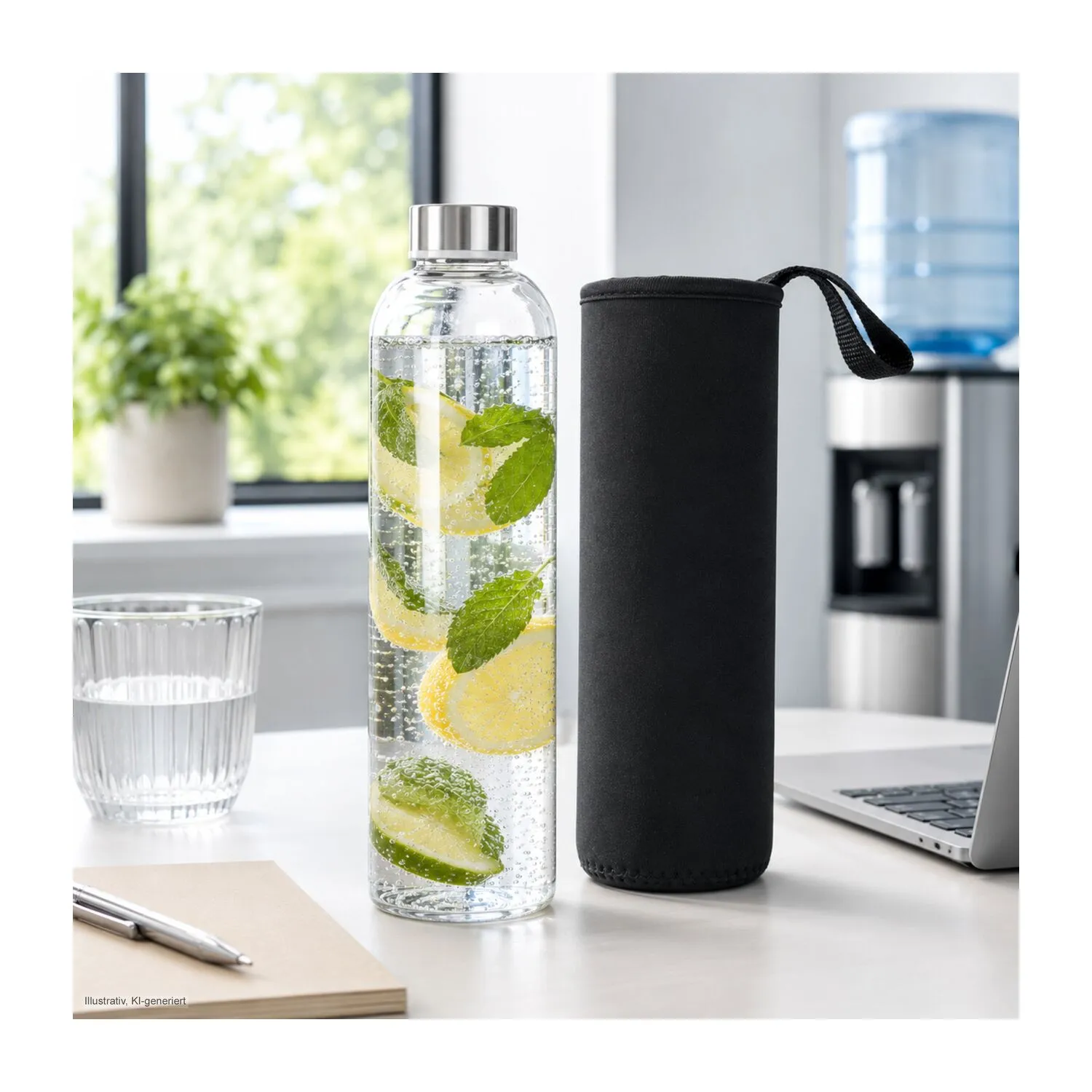 ROMINOX® Glaskaraffe // Pura 1.000 ml, auch für Kohlensäure geeignet, transparent – Bild 14